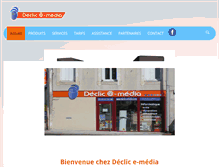 Tablet Screenshot of declic-emedia.com